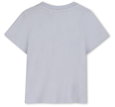 T-Shirt With Boss Logo Pale Blue