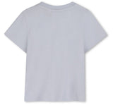 T-Shirt With Boss Logo Pale Blue
