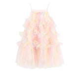 Remi Rainbow Tulle Ruffle Dress