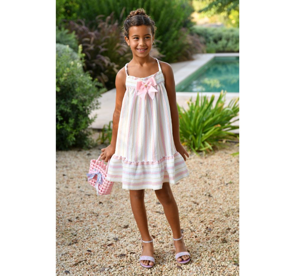 Oceana Jacquard Stripe Sun Dress