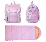 Sleep-N Pack Sherpa Big Kid Pink Pirouette