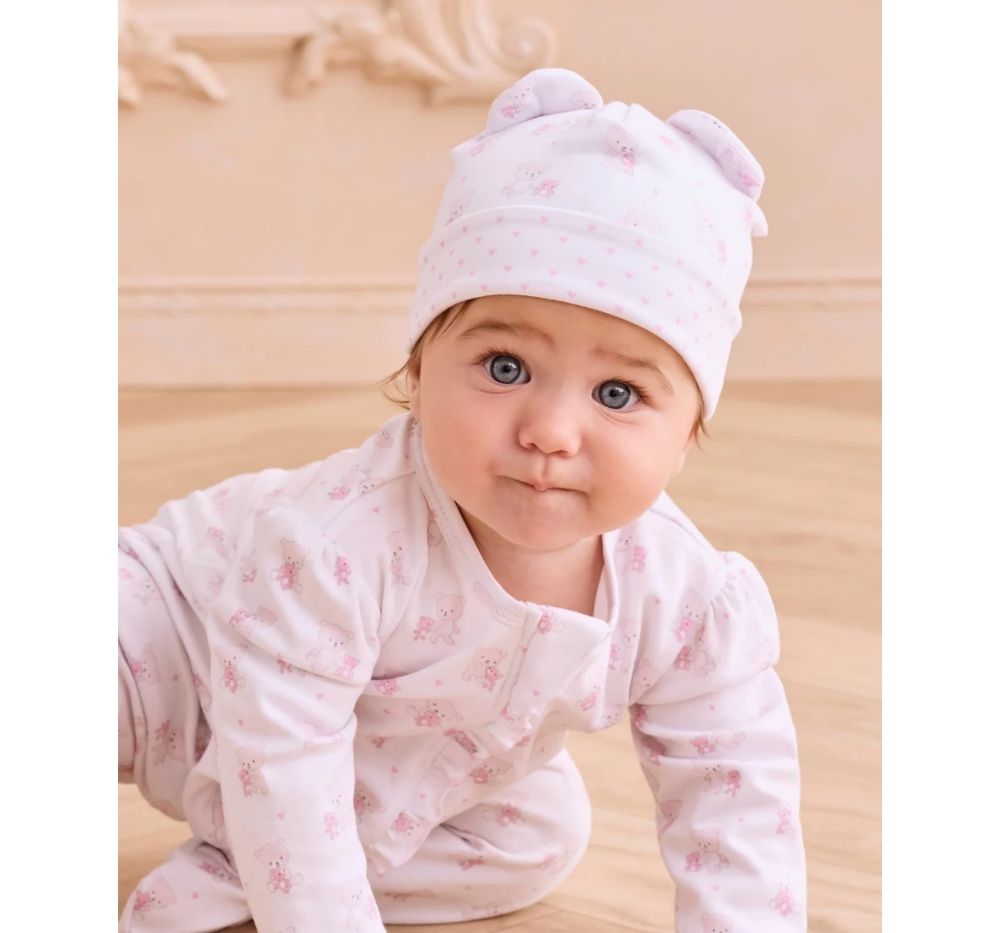 Teddy Bear Love-Hat Pink