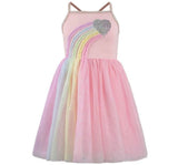 Heart Rainbow Tulle Dress