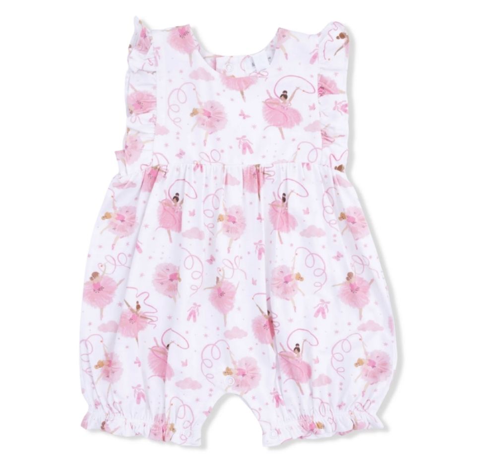 Ribbon Ballerinas Ruffle Playsuit