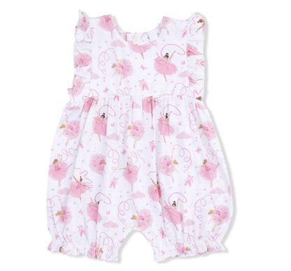 Ribbon Ballerinas Ruffle Playsuit