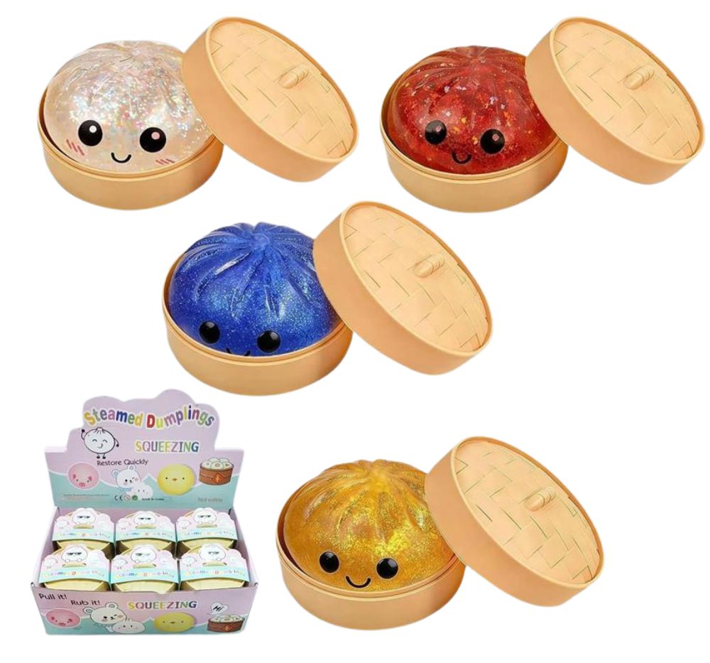 Dough Doughs Squish Dumpling Glitter