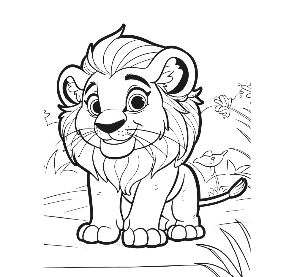 Animal Kingdom XXL ColoringBook