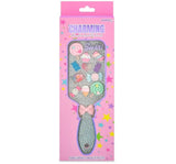 Charming Rhinestone Paddle Brush