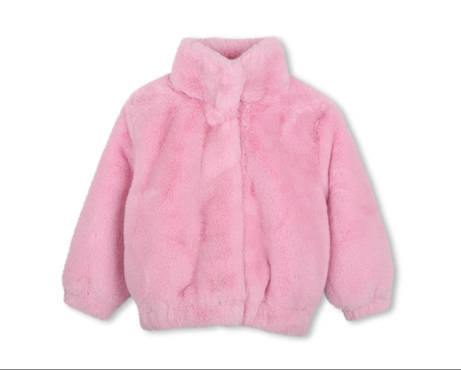 Jacket Faux Coat Pink