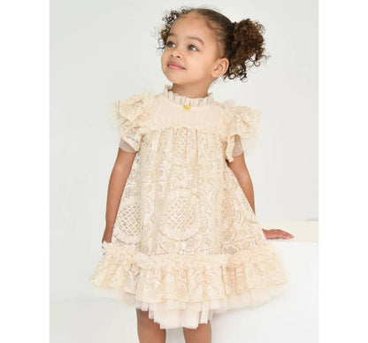 Sequin Lace Baby Dress