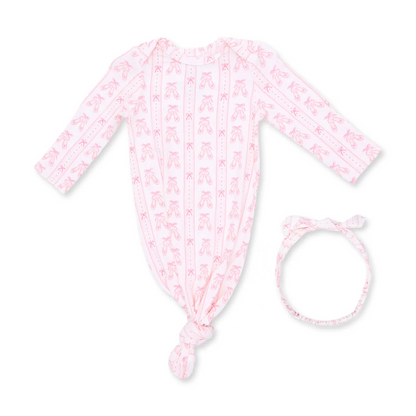 Ballet Shoes Ribbon Stripe Knotted Gown Headband
