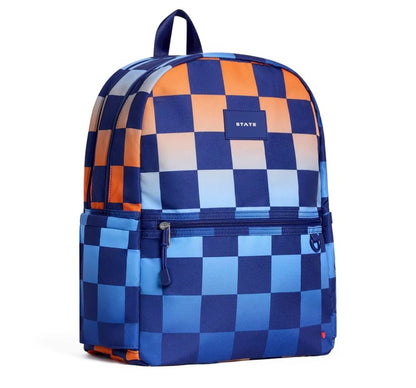 Kane Double Pocket Backpack  Checkerboard