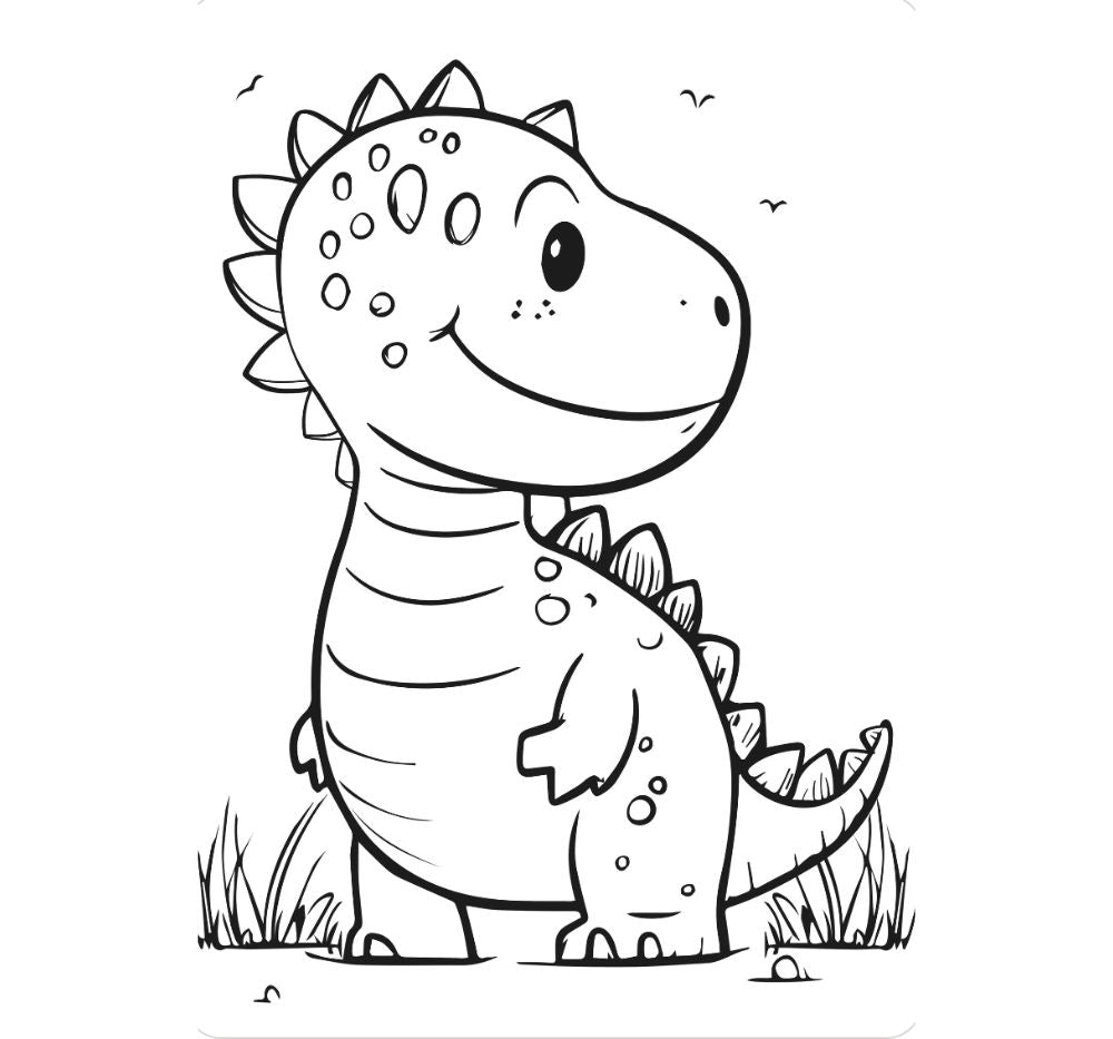 Dino Mite XXL Coloring Book