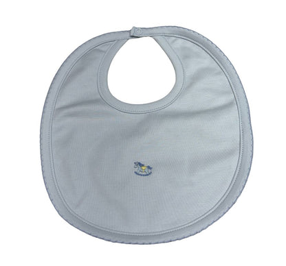 Bib w/Hand Light Blue Medley