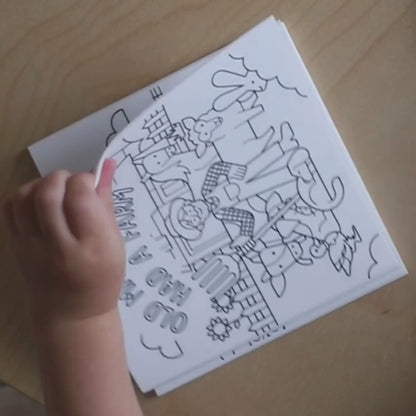 Old  MacDonald Had A Farm Tales  Reusable Coloring Book