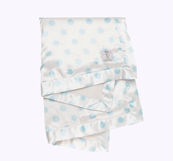 Manta de Lunares Azules - Little Giraffe