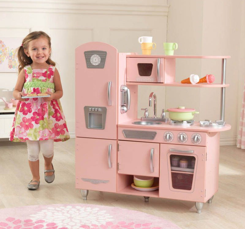 Cocinita Vintage Rosa - Kid Kraft