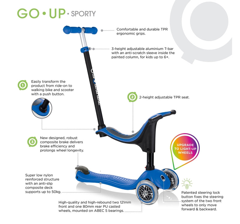 Go Up Sporty en Azul -Globber