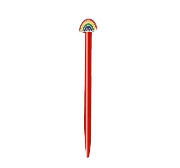 Pluma Arcoíris Roja