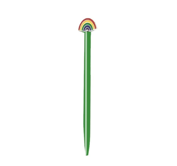 Pluma Arcoíris Verde