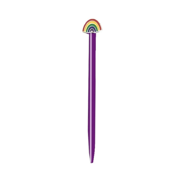 Pluma Arcoíris Morada