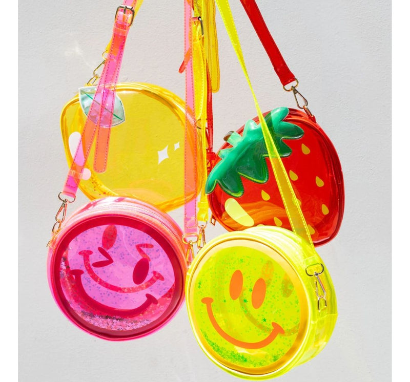 Jelly Yellow Smiley Handbag