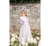 Alicorn Dress With Wings & Headband 3-4