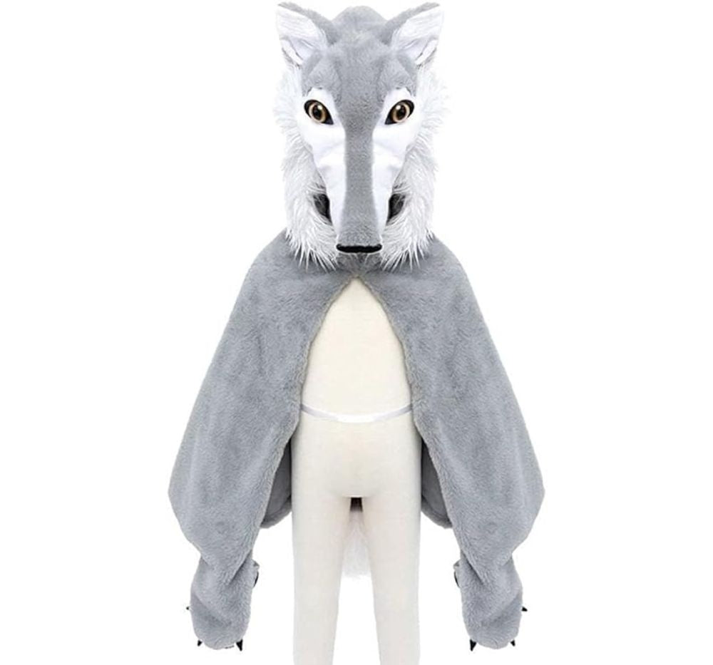 Woodland Wolf Cape 4-6