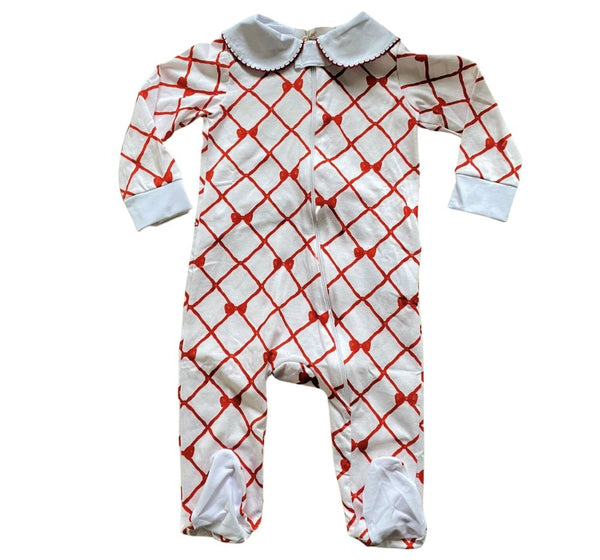Mameluco Red Trellis