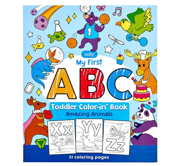 My First ABC Toddler Color-in Book