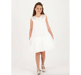 Sleeveless Butterfly Dress Snowdrop