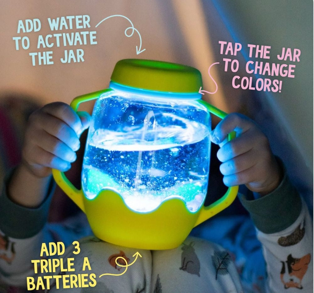 Yellow Sensory Play Jar