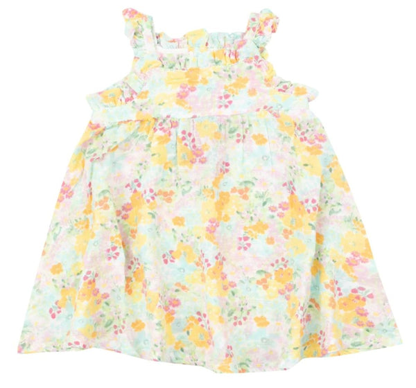 Paperbag Ruffle Sundress Spring Meadow