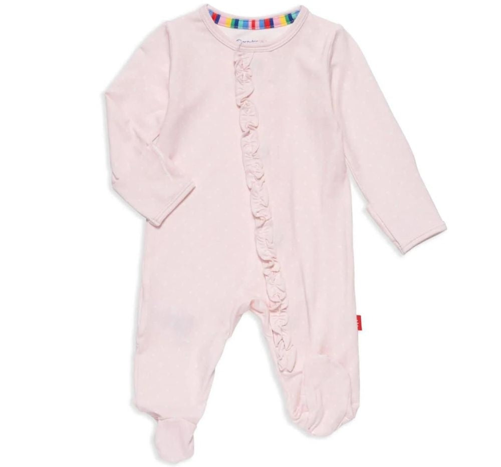Pin Dot Pink Magnetic Footie