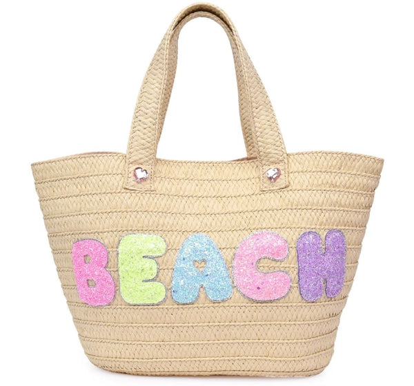 Beach Straw Tote Bag