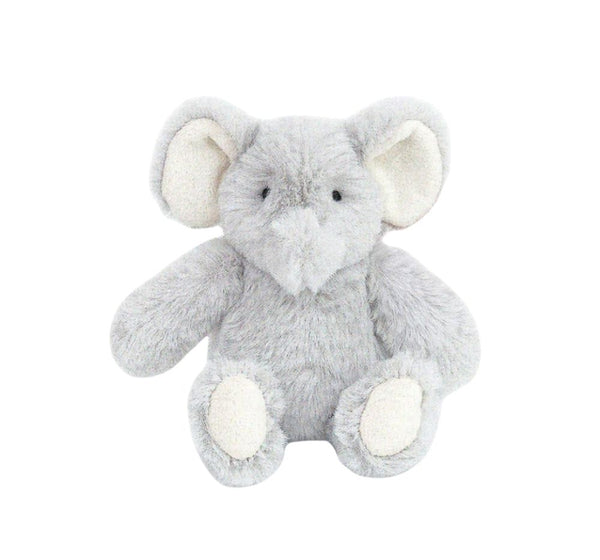 Plush Rattle Ozzy Elephant Gray