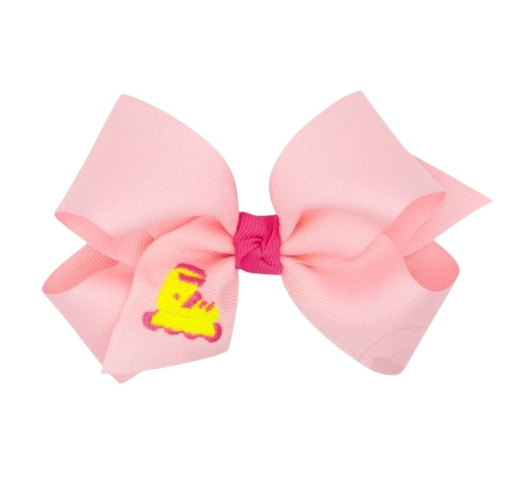 Medium Trendy Gg Emb Roller Blade Pink Bow