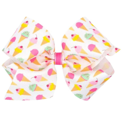 King Gg Birthday Ice Cream Bow