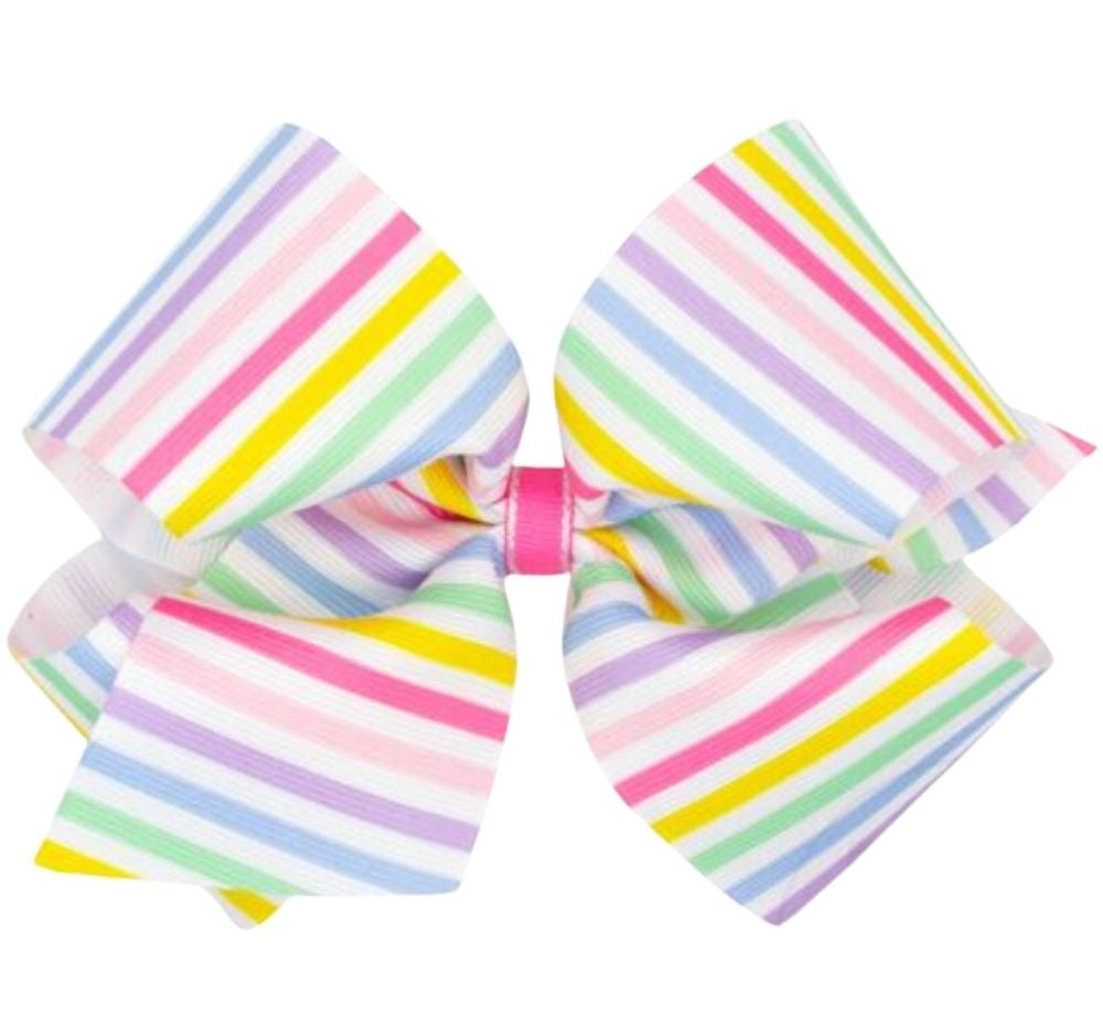 King Gg Birthday Stripe Bow