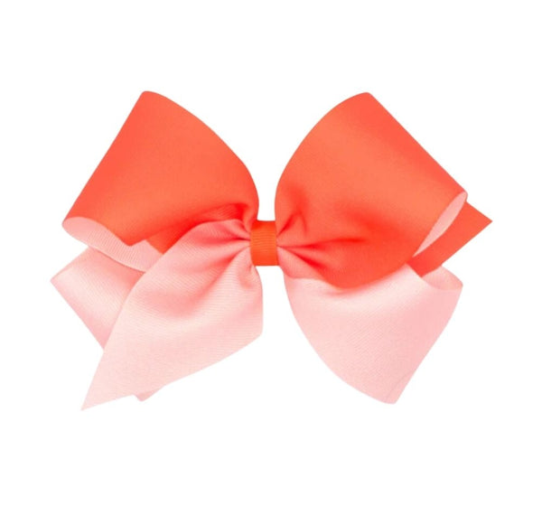 Med Ombre Print GG Bow Light Coral