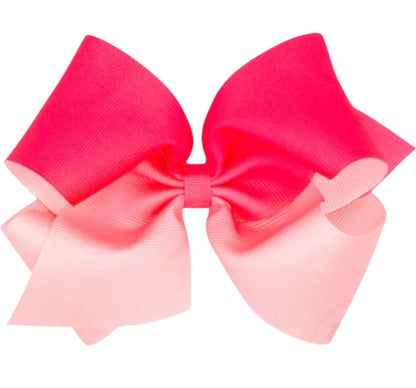 King Ombre Print GG Bow Bright Pink