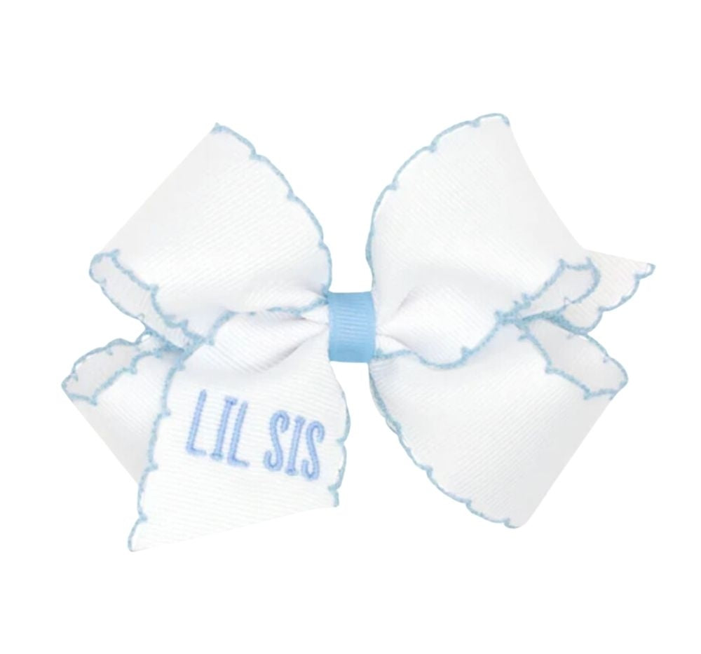 Med Emb Lil Sis W/Millennium Blue Stch Edg