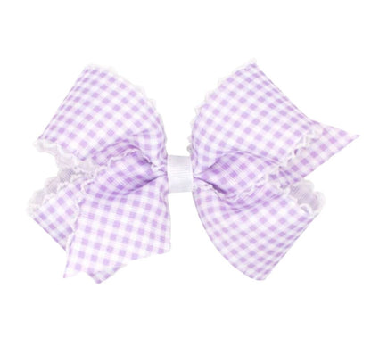 Medium Ging Gg Stitch Edge Light Orchid