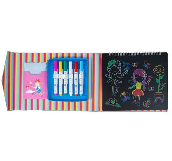 Chalk Board Sketchbook Fairies & Rainbow