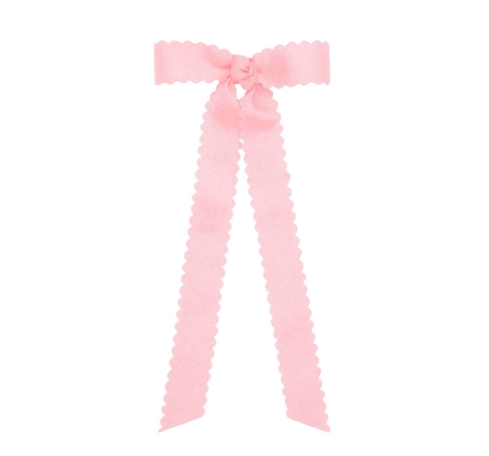 Mini Scalloped GG BT W/Tails Light Pink