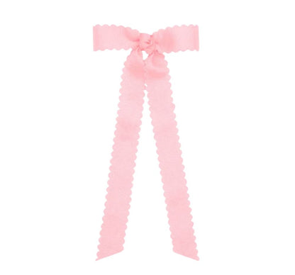 Mini Scalloped GG BT W/Tails Light Pink