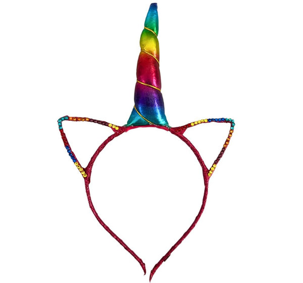 Crystal Ears Unicorn Rainbow