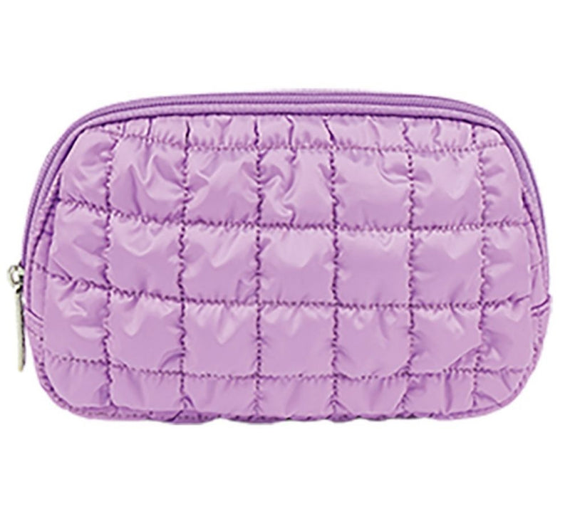 Lavender Quilted Belt Bag