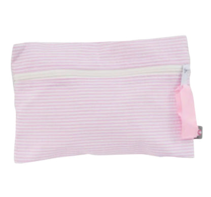 Pink Seersucker Cosmo Bag