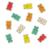 Yummy Gummy Sticker Confetti